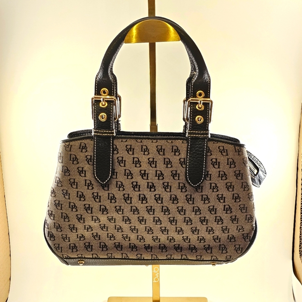 Dooney & Bourke Signature Small Buckle Satchel Handbag